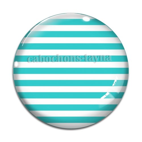 Cabochon rayure résine - ou verre rond différente taille