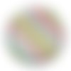 Cabochon rayure résine - ou verre rond différente taille