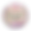Cabochon je t'aime maman résine - ou verre rond différente taille