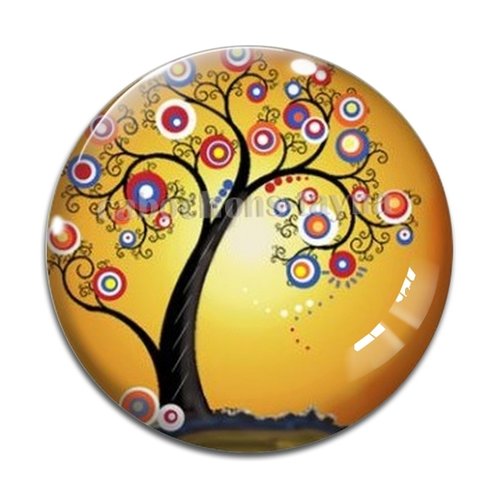 Cabochon arbre de vie, cabochon résine - ou verre rond différente taille