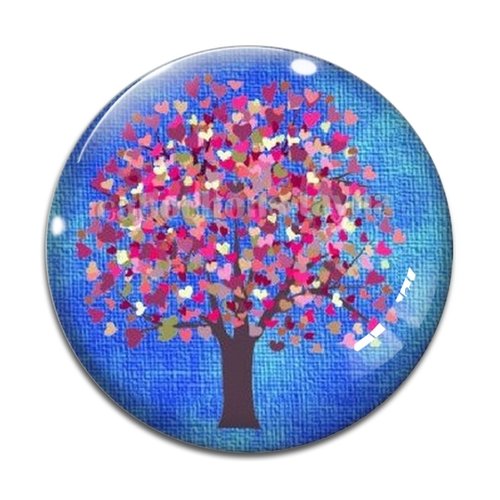 Cabochon arbre de vie, cabochon résine - ou verre rond différente taille