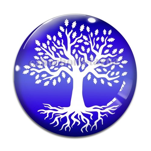 Cabochon arbre de vie, cabochon résine - ou verre rond différente taille