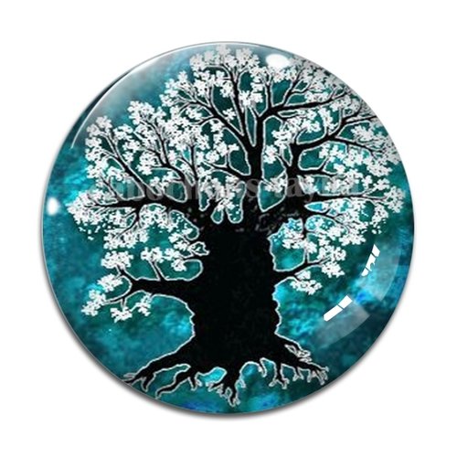 Cabochon arbre de vie, cabochon résine - ou verre rond différente taille