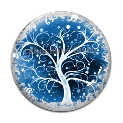 Cabochon arbre de vie, cabochon résine - ou verre rond différente taille