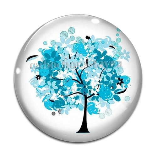 Cabochon arbre de vie, cabochon résine - ou verre rond différente taille