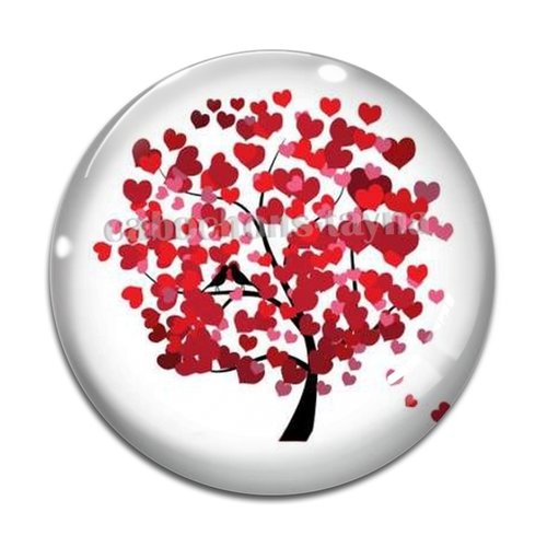 Cabochon arbre de vie, cabochon résine - ou verre rond différente taille