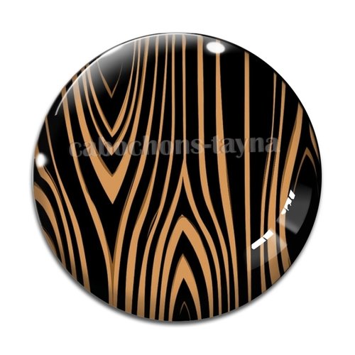 Cabochon aspect bois, cabochon résine - ou verre rond différente taille