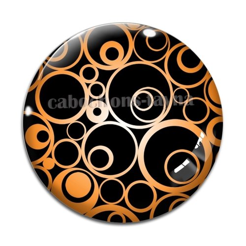 Cabochon aspect bois, cabochon résine - ou verre rond différente taille