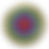 Cabochon spirale, cabochon résine - ou verre rond différente taille