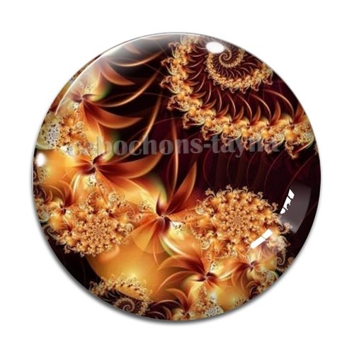 Cabochon spirale, cabochon résine - ou verre rond différente taille