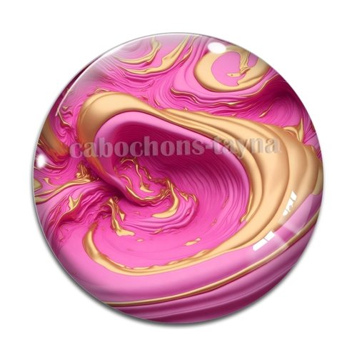 Cabochon effet marbre, cabochon résine - ou verre rond différente taille