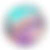 Cabochon effet marbre, cabochon résine - ou verre rond différente taille