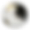 Cabochon effet marbre, cabochon résine - ou verre rond différente taille