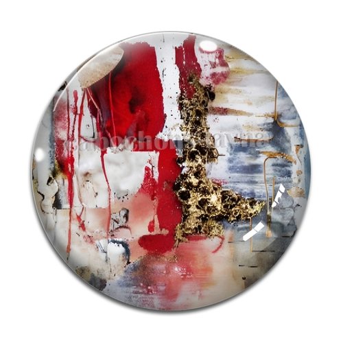 Cabochon forme géométrique, cabochon résine - ou verre rond différente taille
