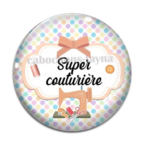 Cabochon super couturière, cabochon résine - ou verre rond différente taille