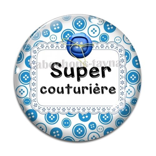 Cabochon super couturière, cabochon résine - ou verre rond différente taille