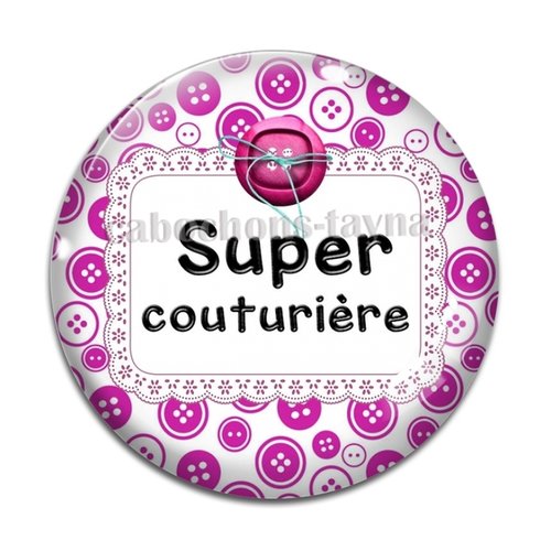 Cabochon super couturière, cabochon résine - ou verre rond différente taille