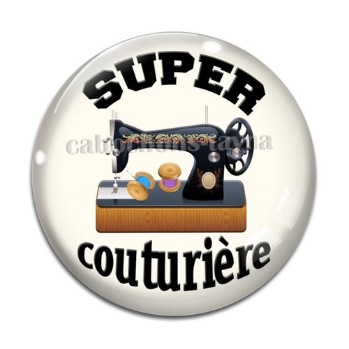 Cabochon super couturière, cabochon résine - ou verre rond différente taille