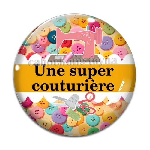 Cabochon super couturière, cabochon résine - ou verre rond différente taille