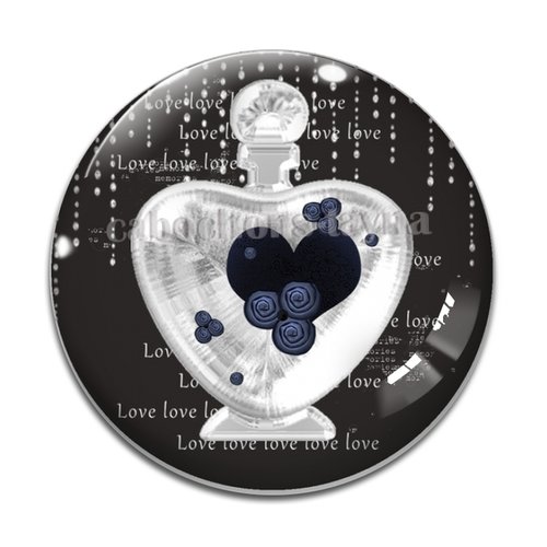 Cabochon parfum, cabochon résine - ou verre rond différente taille