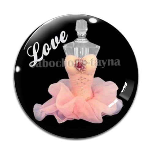 Cabochon parfum, cabochon résine - ou verre rond différente taille