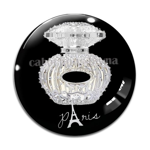 Cabochon parfum, cabochon résine - ou verre rond différente taille