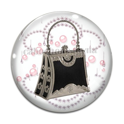 Cabochon sac, cabochon résine - ou verre rond différente taille
