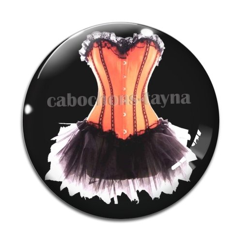 Cabochon corsé cabochon résine - ou verre rond différente taille