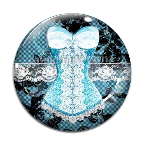 Cabochon corsé cabochon résine - ou verre rond différente taille
