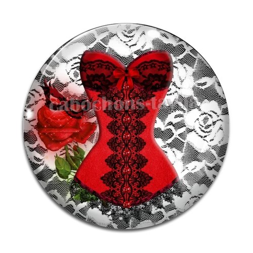 Cabochon corsé cabochon résine - ou verre rond différente taille