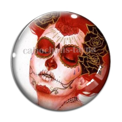 Cabochon gothique, cabochon résine - ou verre rond différente taille