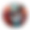Cabochon femme gothique, cabochon résine - ou verre rond différente taille