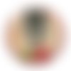 Cabochon tête de mort, cabochon résine - ou verre rond différente taille