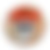 Cabochon tête de mort, cabochon résine - ou verre rond différente taille