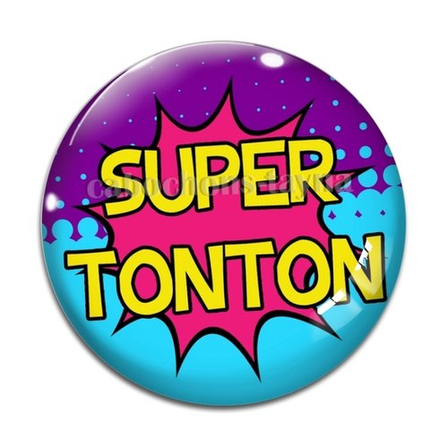 Cabochon super tonton, cabochon résine, verre rond différente taille