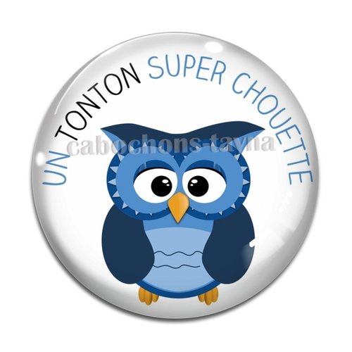 Cabochon super tonton, cabochon résine, verre rond différente taille
