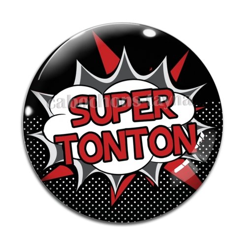 Cabochon super tonton, cabochon résine, verre rond différente taille