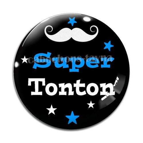 Cabochon super tonton, cabochon résine, verre rond différente taille