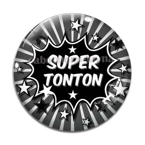 Cabochon super tonton, cabochon résine, verre rond différente taille