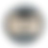 Cabochon un tonton au top, cabochon résine, verre rond différente taille