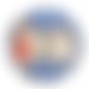 Cabochon tonton qui déchire, cabochon résine, verre rond différente taille