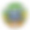 Cabochon super parrain, cabochon résine, verre rond différente taille