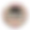 Cabochon parrain qui déchire, cabochon résine, verre rond différente taille