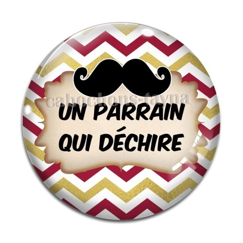 Cabochon parrain qui déchire, cabochon résine, verre rond différente taille