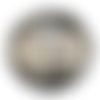 Cabochon mi ange mi démon, cabochon résine, verre rond différente taille