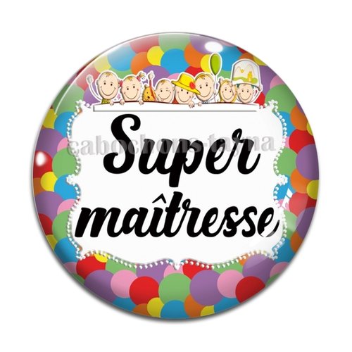 Cabochon super maîtresse, cabochon résine, verre rond différente taille