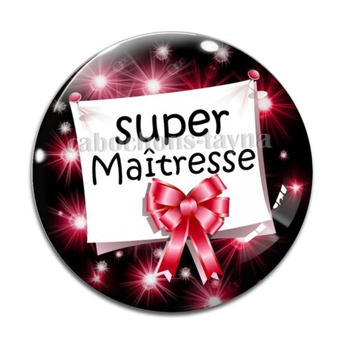 Cabochon super maîtresse, cabochon résine, verre rond différente taille