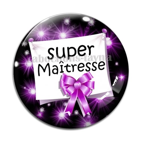 Cabochon super maîtresse, cabochon résine, verre rond différente taille