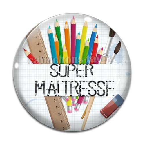 Cabochon super maîtresse, cabochon résine, verre rond différente taille