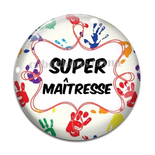 Cabochon super maîtresse, cabochon résine, verre rond différente taille